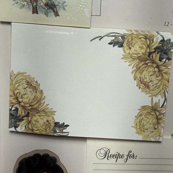 VTG Victorian Kitchen Set Shopping List, Labels, Notepad, Magnets, Recipe Cards - Picture 13 of 16